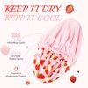 Shower Cap for Women Terry Lined Bath Cap Large Reusable