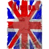 CafePress Churchill Union Jack Rectangle Bumper Sticker Car Decal
