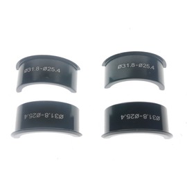 Juscycling 25.4-31.8 Alumniniun Handlebar Shim, 1 Set