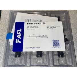 AFL NEW AFL FUSE-SC9M62-6 Field Installable Connector FUSECONNECT SC MM 62.5  6 Pack