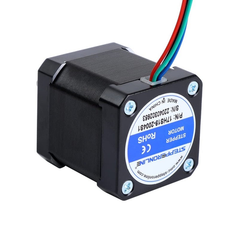 STEPPERONLINE Nema 17 Stepper Motor Bipolar 2A 59Ncm(84oz.in) 48mm Body