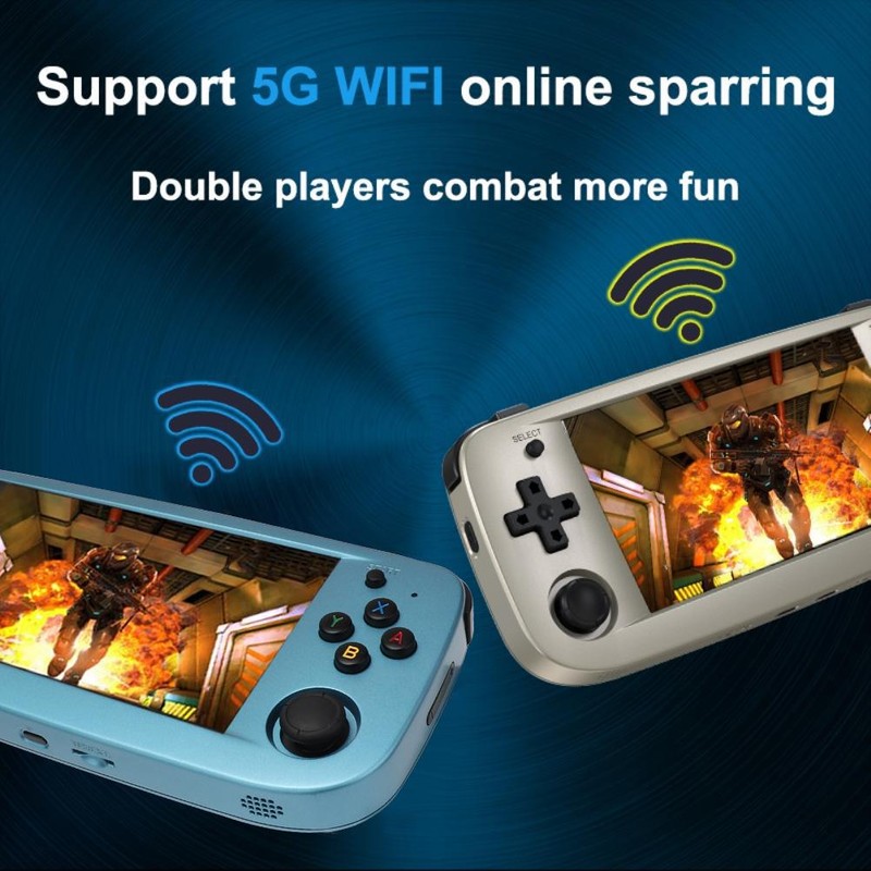 RG503 Handheld Game Console 64G/128G TF Card Support Wifi Function