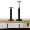 RULLINE 4-Pack Adjustable House Floor Jacks, 9.5-13.5 Inch Mini Screw