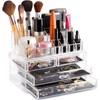Cosmetic Clear Makeup, Hair Clips & Jewellery Organiser, Clear Acrylic