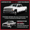 FREESOO 2014-2018 for Silverado 2 Front Seat Covers, Fit for