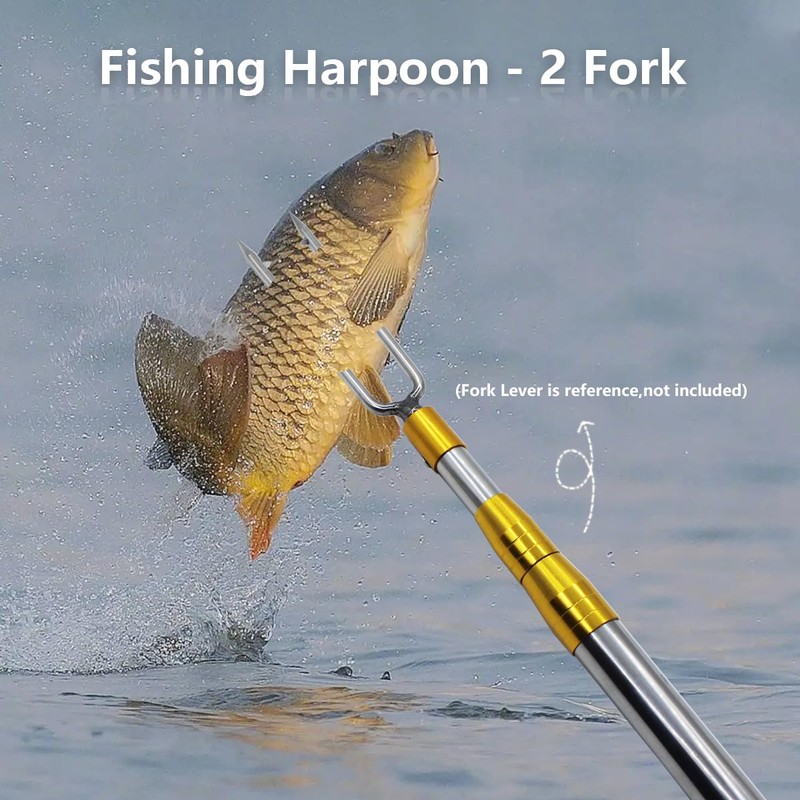 Dutiplus Large Fishing Harpoon 1~11 Prong Barded Stainless Steel Hunting