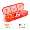 AIMI Weekly Pill Organizer 3 Times a Day, Large 7