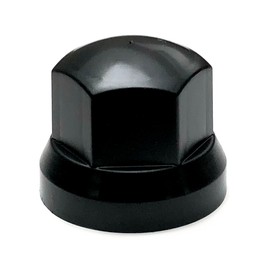 MelTruck Wheel Nut Caps Protection Cover Diameter 33 mm for Screws for Trucks (40, Black, Height - 41 mm)