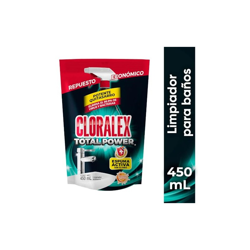 Cloralex Total Power - Espuma Activa - Sin cloro