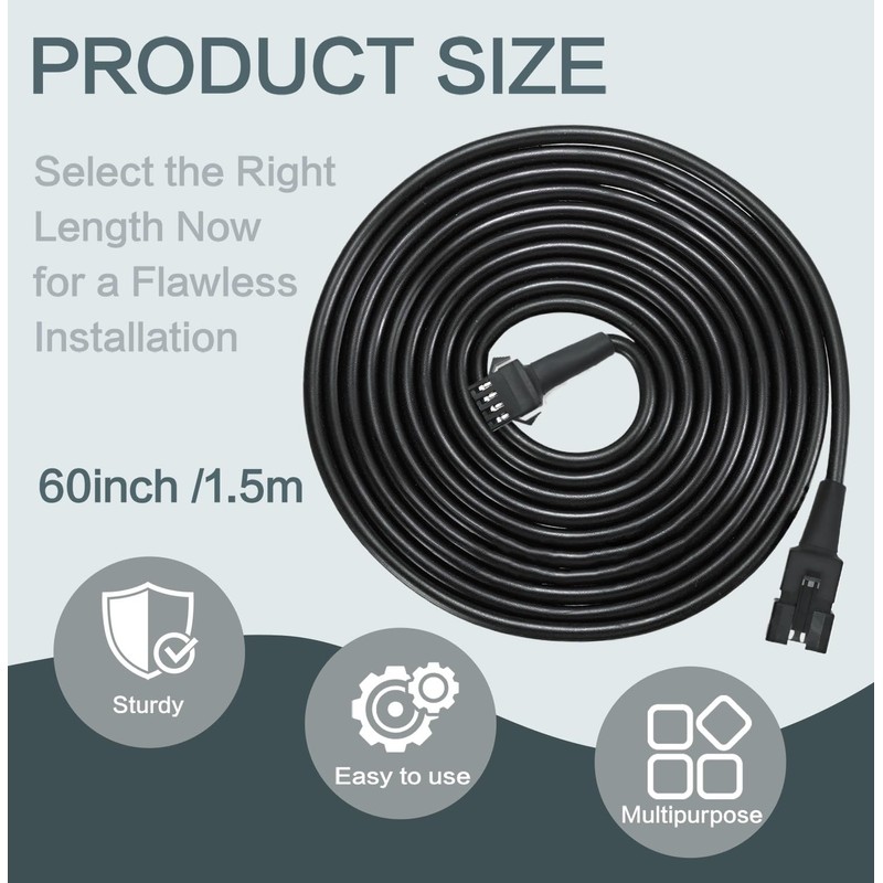 Rock Light Extension Wire 4 Pin 8 Pcs 4 Pin