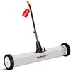 Buelkmag 55Lbs Nail Magnet Sweeper 36 Inch Rolling Magnetic Sweeper