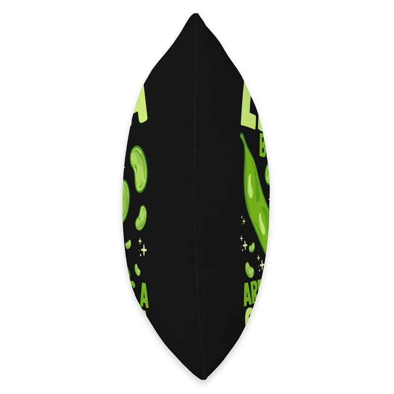 Lima Bean Funny Planting Vegetable Seeds Throw Pillow