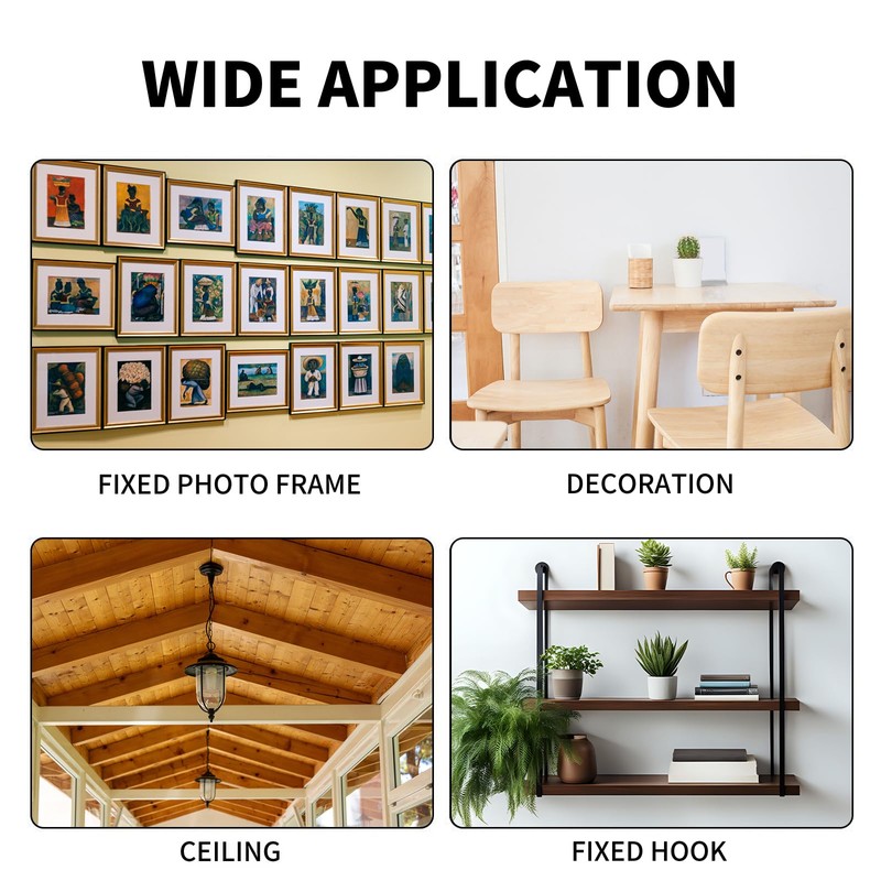 HEHALI 370pcs Plastic Drywall Wall Anchors Kit with Screws, Includes