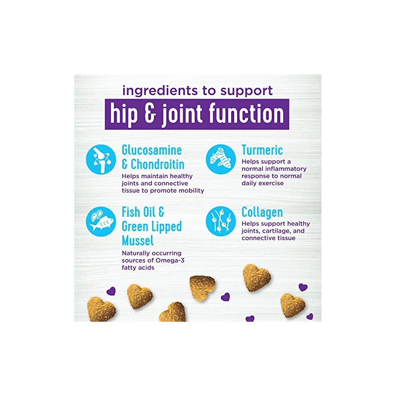 Wellness Grilled Chicken Flavored Soft Chews Hip & Joint Health