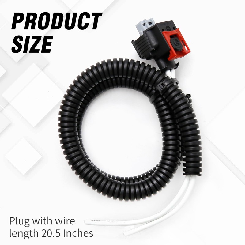 Hoypeyfiy Injector Pigtail Connector PT3739 Connector Wire Plug Kit Replacement