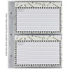CR Gibson QP-12 Small Recipe Book Pocket Page Refill 20