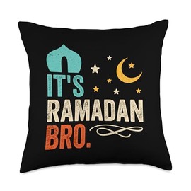 It's Ramadan Bro - Ramadan Kareem Fasting Throw Pillow