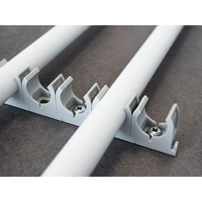 SOMA Plastic Pipe Clip Grey 20 mm Pack of 30