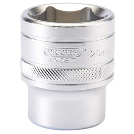 Draper 16617 1/2" Square Drive 6 Point Socket, 26mm Size