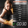 Mini Portable Gym Timer Clock, Large LED Digital Display Screen,