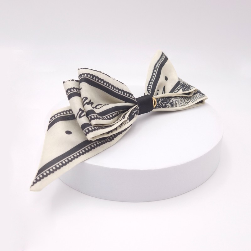 Burnaby vintage lettering art ribbon hairpin flat pin / 버나비