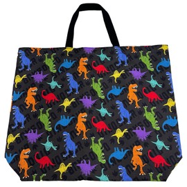 Miwaki Bag-Mom Tote Bag with Gusset, Large Capacity, Nursery School, Lightweight, Sub Bag, Large Size, Mother's Bag, For Boys and Girls, Made in Japan, Handmade, Name Tag Included, Motif, Bag-Mom