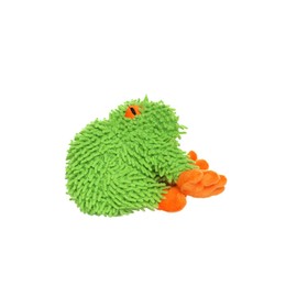 MIGHTY- Microfiber Frog– Squeaker -Made with Stuffing. Strong & Tough. Interactive Play Dog Toy. Machine Washable & Floats (Junior 2 Pack)