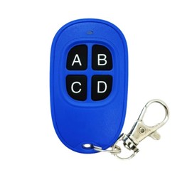 Universal Copy Remote Key Smart Home Remote Control Key Fob, 4 Buttons Cloning Wireless Remote Control Key Fob 433mhz for Car Garage Door Gate Skylight