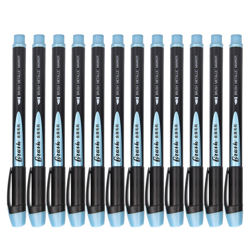 12pcs Soft Head Marker Pen DIY Dry Fast Acrylic Paint