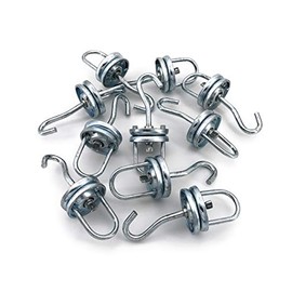 High Temp Masking Supply Heavy Duty Rotating Spinner Hooks - 250 Pound Capacity (10)