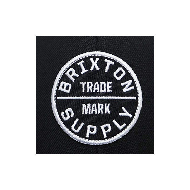 Brixton 10777 OATH III SNAPBACKCAP Snapback Cap, Black