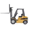 fisca 1:50 Metal Model Vehicle Set - Excavator, Backhoe Loader