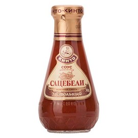 Satsebeli Sauce Hunter Style 300g/10.59oz Traditional Georgian Cuisine Tomato Sauce with Piquant Herbs for Meat, Steaks, Grill, Fish, Seafood by Kinto