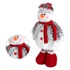 Retractable Standing Snowman Doll Toy Christmas Decoration for Birthday Festival