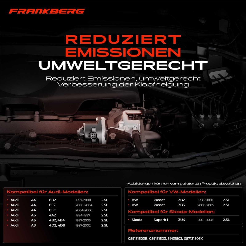 EGR Valve Radiator Exhaust Gas Recirculation for A4 Avant Cabriolet