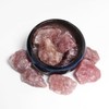 1.1lb Bulk Raw Red Strawberry Quartz Stone Rough Crystal-Natural Raw