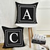ASPMIZ Throw Pillow Covers English Alphabet A Pillow Covers, Initial