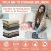 16 Pack Travel Vacuum Storage Bags with Rechargeable Wireless Electric