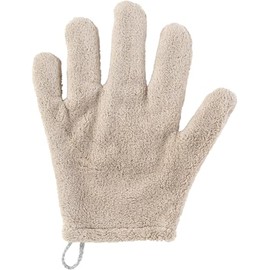 Honda Towel Hair Dry Gloves, Microfiber, Quick Drying, Absorbent, Approximately 5 Times, Fluffy, Soft, Comfortable to the Skin, Gray, One Size Fits Most, Quick Hair Dry