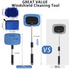 5 PCS Windshield Cleaning Tools, 18 inch Microfiber Car Window