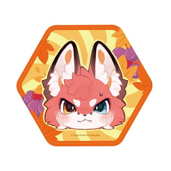 Fluffy Land: Angry Pinback Button