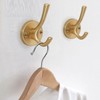 double multipurpose Hook Gold (B044) 2ea