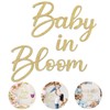 Baby in Bloom Wooden Sign for Baby Shower Party Decor