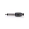 JAM2DAY 2 Pack of RCA Phono Female to 6.35mm Jack