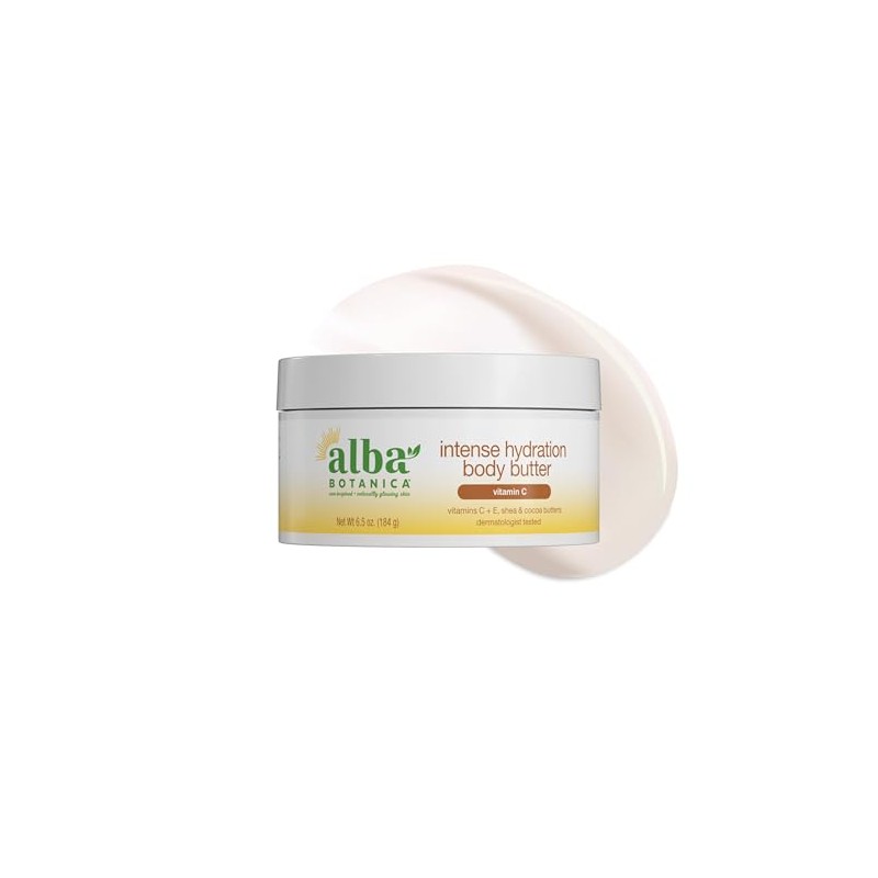 Alba Botanica Deep Moisturizing Kukui Nut Hawaiian Body Cream, 6.5