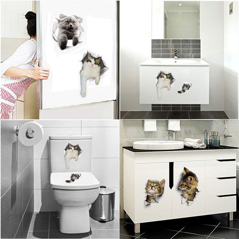 Pazi Wall Sticker Cat Removable Wall Sticker Cat Sticker Cute