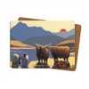 Thomas Joseph Highland Sunset Table Mat Sheep Gift