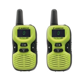 Albrecht Tectalk Joy Walkie Talkie Pack of 2 Children's Radio with Integrated Torch, 29644, Range 500 m, Easy to Use, USB Charging Socket