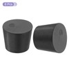 sourcing map Rubber Tapered Plug 25mm to 33mm Solid Test