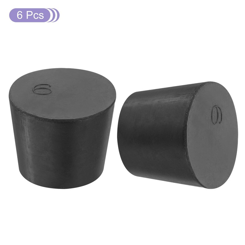 sourcing map Rubber Tapered Plug 25mm to 33mm Solid Test